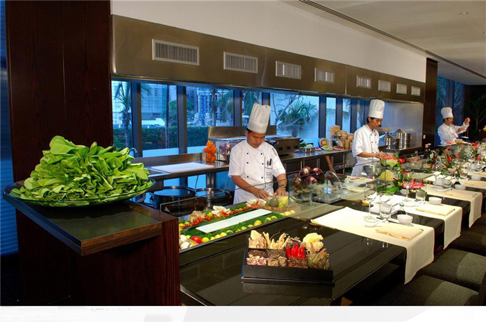 優(yōu)佰特做的成都露?？Х任鞑蛷d廚房設(shè)備案例圖片