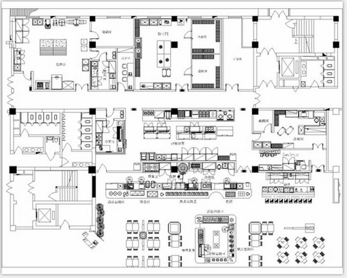 小飯店廚房設(shè)計圖