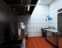 大型食堂廚房設(shè)備廚具公司告訴你商廚燒臘間怎么設(shè)計